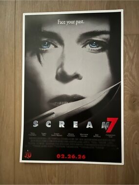 SCREAM 7 MOVIE POSTER AMC ORIGINAL FAN EVENT EXCLUSIVE LTD ED ‘26 NEW 18x12 MINT